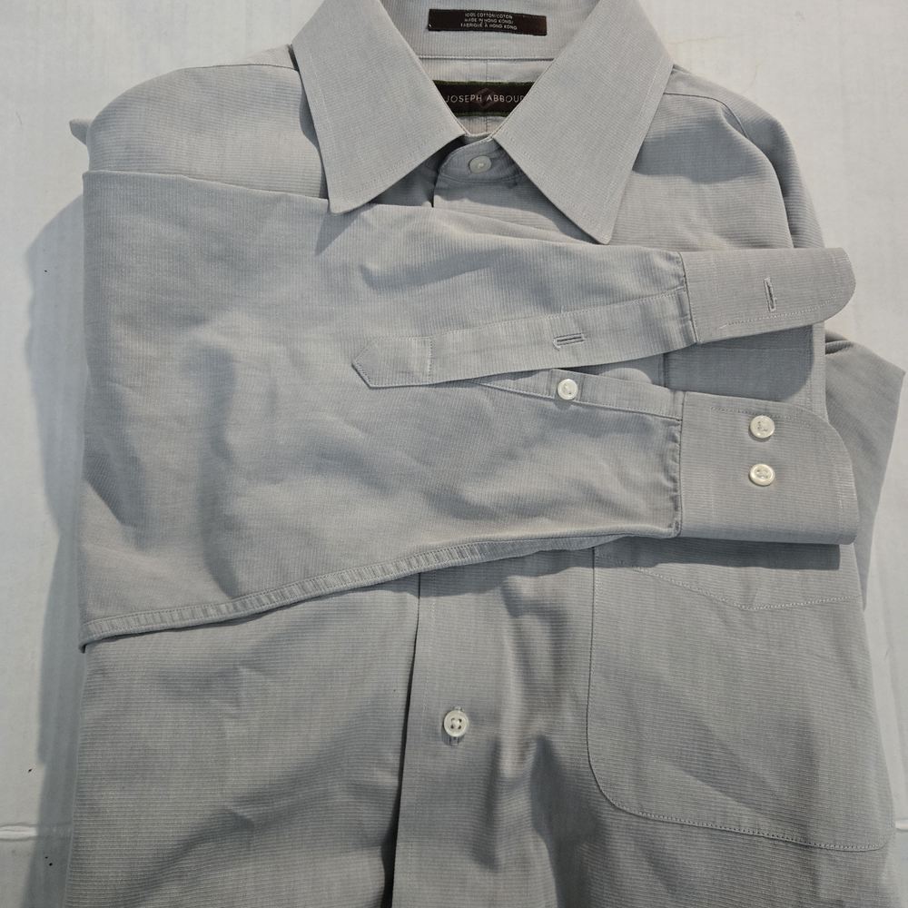 Joseph Abboud Light Gray Dress Shirt